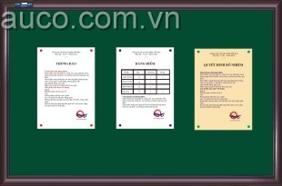 BGM-1606 Bảng ghim khung gỗ mẫu khung BC 316