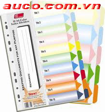 Chia file bìa 10 màu - FCH-1766 
