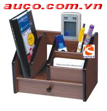 HCB-1782 khay cắm bút gỗ đa năng HX -1019