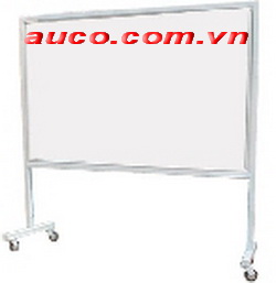 BF-2657 Bảng Foocmica trắng khung nhôm chân di động viết bút long bút dạ 1200x800mm