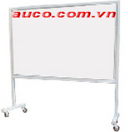 BF-2658 Bảng Foocmica trắng khung nhôm chân di động viết bút long bút dạ W1500xd1000mm
