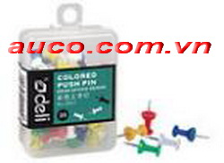 Đinh mũ nhựa màu Deli 0021 - GCD-3107 