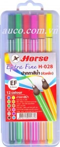 Bút lông ký 12 màu H028