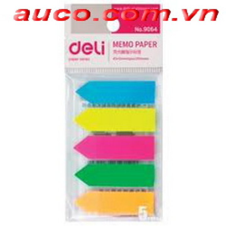GNH-9064 Giấy nhắn 5màu deli (nilon)