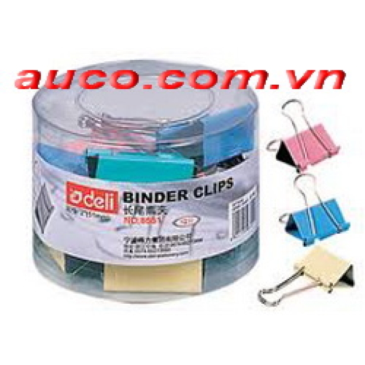  Kẹp bướm đen Deli - KDL-3137