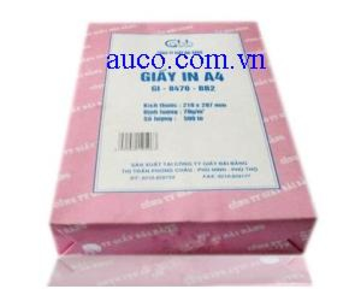 Giấy Bãi Băng tem hồng DL 70